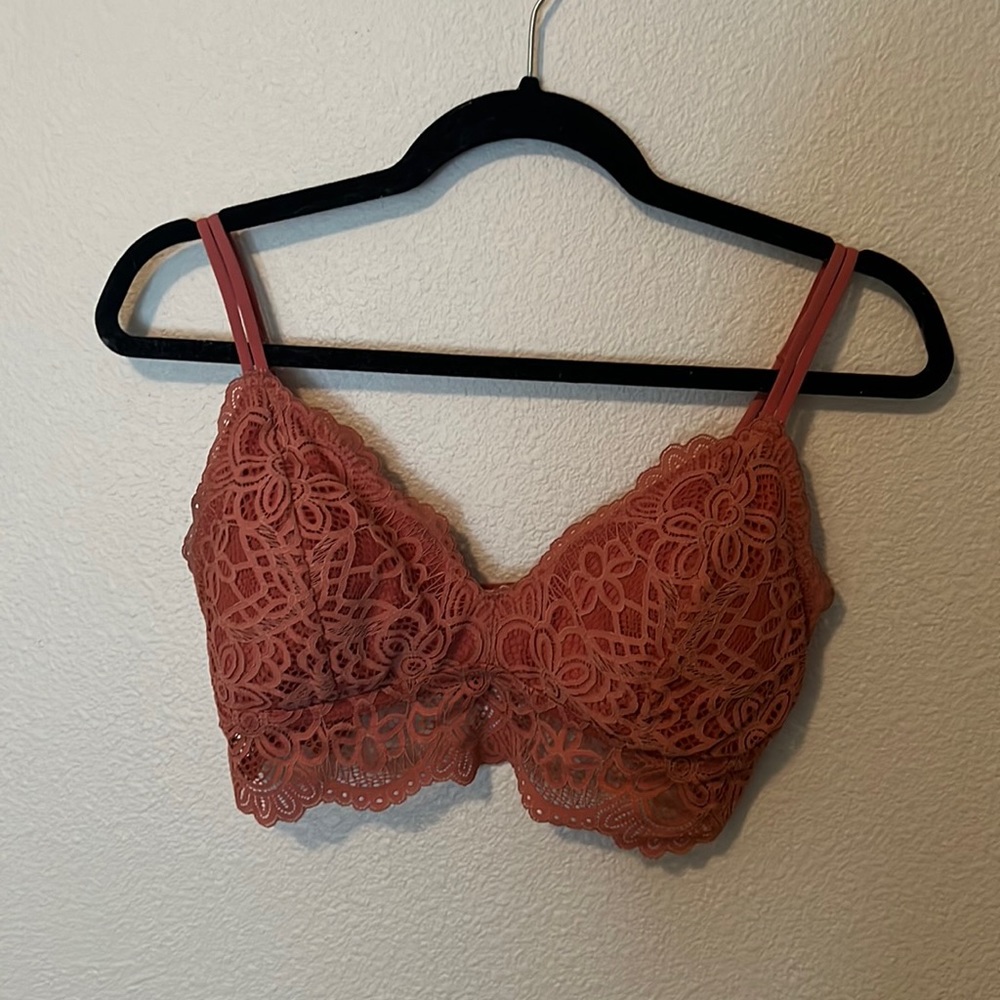 Target bralette orange lace